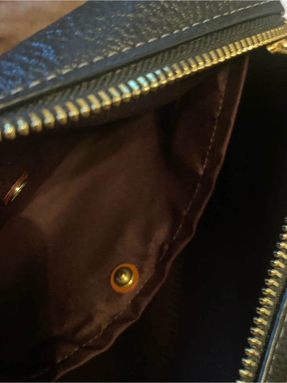 Coach black leather